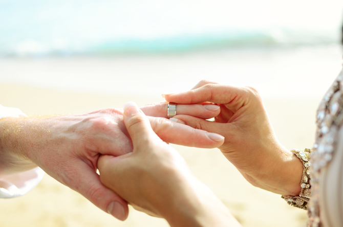 Beach Ceremony at The Cliff Restaurant- Weddings By Malissa Barbados