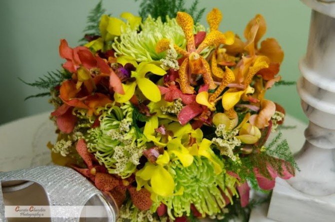 Tropical Bridal Bouquet- Weddings By Malissa Barbados 