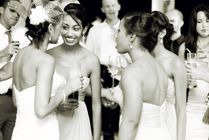 Bride and Bridesmaids chatting- Weddings By Malissa Barbados 