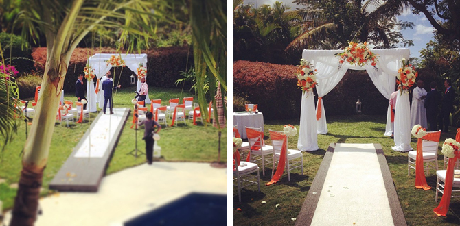 Ceremony Set up- Weddings By Malissa Barbados 