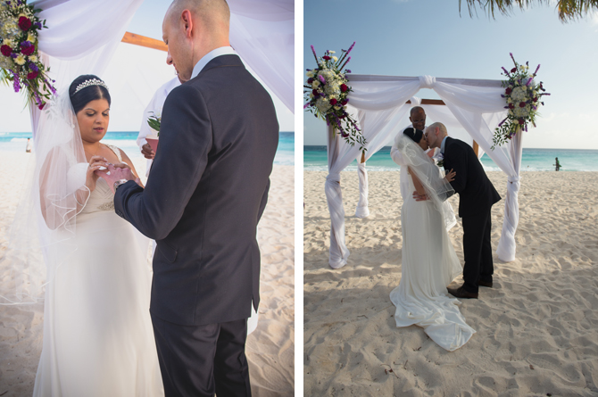 Exchange of the rings- Cath and Jack's Wedding- Weddings by Malissa Barbados