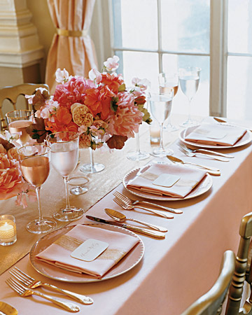 Blush pink and gold weddings