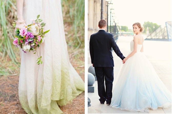 Ombre Wedding Dresses