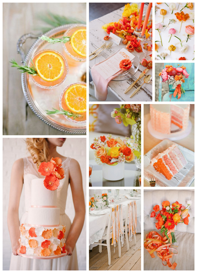 Orange Crush Inspiration: Weddings By Malissa Barbados 