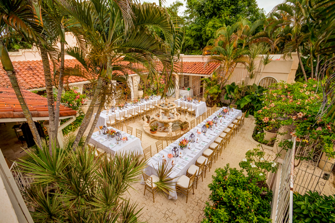 Overlooking the courtyard- Weddings by Malissa Barbados 